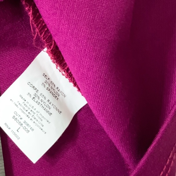 Lush Raspberry Lace-front Mini Skirt NWOT - Picture 4 of 8